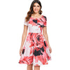 Floral Printed Flared Dress