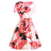 Floral Printed Flared Dress