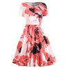 Floral Printed Flared Dress
