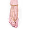 Layered Tassel Toe Ring Anklet