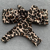 Women Animal Printed Knot Design Bikini Set Swimsuit Swimwear