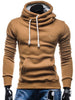 Whole Colored Drawstring Casual Hoodie