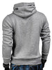 Whole Colored Drawstring Casual Hoodie