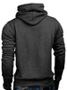 Whole Colored Drawstring Casual Hoodie