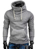 Whole Colored Drawstring Casual Hoodie