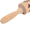 43cm Embossing Rolling Pin Baking Cookies Biscuit Engraved Roller