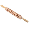 43cm Embossing Rolling Pin Baking Cookies Biscuit Engraved Roller