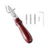 7 in 1 Replaceable Edger Multi-function Groover Stitching Punching Tool