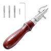 7 in 1 Replaceable Edger Multi-function Groover Stitching Punching Tool