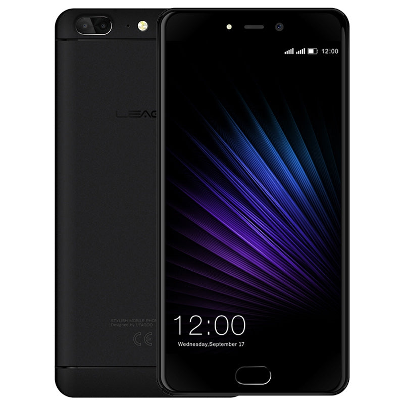 Leagoo T5 4G Phablet 5.5 inch Android 7.0 MTK6750T Octa Core 1.5GHz 4GB RAM 64GB ROM 13.0MP + 5.0MP Dual Rear Cameras Fingerprint Scanner