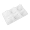 Silicone Mini Onion Shape Cake Molds with 6 Cups Muffin Tin