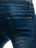 Zipper Destroy Wash Ripped Jeans