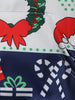 Printed Christmas Pattern Pullover Hoodie