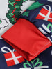 Printed Christmas Pattern Pullover Hoodie