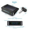 ZEEPIN C220 Tire Pressure Monitoring System Solar TPMS with 4 Internal Sensors
