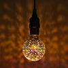 G80 Colorful 3D Glass Firework LED Bulb Christmas Decoration