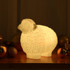 3D Printing Sheep Light Night Lamp Remote Control Romantic for Bedroom