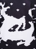 Snowflake Print Cold Shoulder Christmas T-shirt