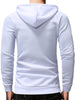 Drawstring Slimming Zip Fly Hoodie