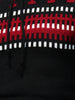 Hooded Jacquard Pattern Pullover Sweater