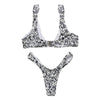 Women Flower Printed Sexy Bikini Set Swimsuit Swimwear