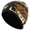 Autumn Winter Men's Camouflage Knitting Outdoor Brushed Double-layer Pullover Woolen Cap