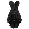Flounce Plus Size Two Piece Corset Dress