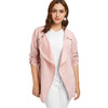 Open Front Plus Size Long Sleeves Jacket