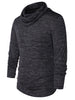 Space Dye Turtle Neck T-shirt