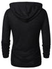 Openwork Long Sleeve Hoodie