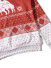 Reindeers Snowflake Heart Print Christmas Hoodie