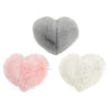 Love Heart Shape Artificial Wool Area Carpet for Home Decoration