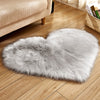 Love Heart Shape Artificial Wool Area Carpet for Home Decoration