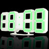 Famirosa TS - S60 - W 3D LED Digital Alarm Clock 24 / 12 Hours Display for Home Kitchen Office