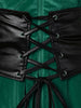 Christmas Faux Fur Insert Velvet Dress