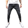 Men Stylish Ripped Jeans Pants Skinny Slim Fit Frayed Denim Trousers