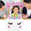 DIY Unicorn Cake Flag Birthday Decoration Set
