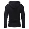 Kangaroo Contrast Pocket Pullover Textured Hoodie