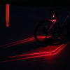 Bicycle Taillight USB Rechargeable Laser Lamp LED Rear Bike Light