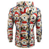 Puppy Christmas Expression Series Print Casual Hoodie