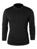 Half Button Stand Collar T-shirt