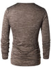 Long Sleeve Half Button Henley T-Shirt
