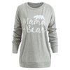 Letter Print Drop Shoulder Top