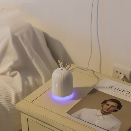 Creative Mini USB Cartoon Ultrasonic Humidifier with Night Light