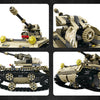 Children's Electric Remote Control Tank Building Block Car Model