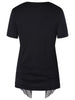 Pile Heap Collar Mesh Panel T-shirt