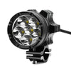 ZH - 738A1 Motorcycle LED Headlight 6 Lamp Bead 30W Front Light with Switch
