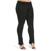 Ripped Plus Size Frayed Jeans