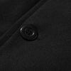 Men Solid Long Woolen Coat Casual Business Male Jacket Outwear