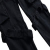 Men Denim Big Pocket Casual Slim Legs Zipper Pants
